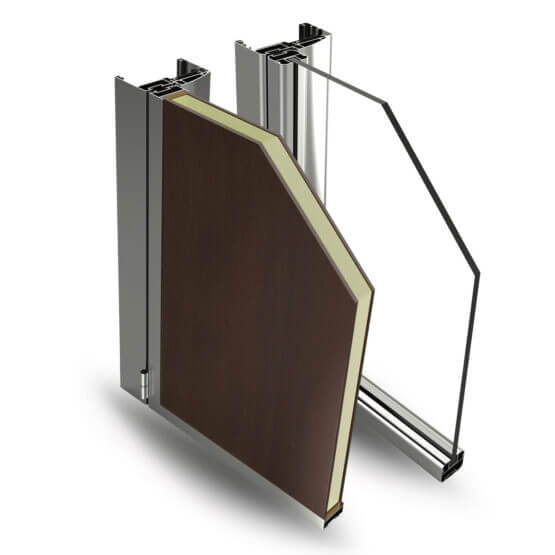 Vendita profilati alluminio legno Easy Door Alsistem
