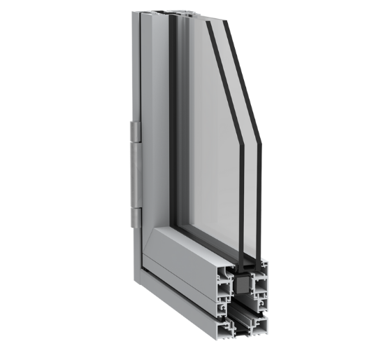 Infissi scorrevoli in alluminio PAGE ALsistem con profili sottili e grandi passaggi, design moderno e alte prestazioni termiche.