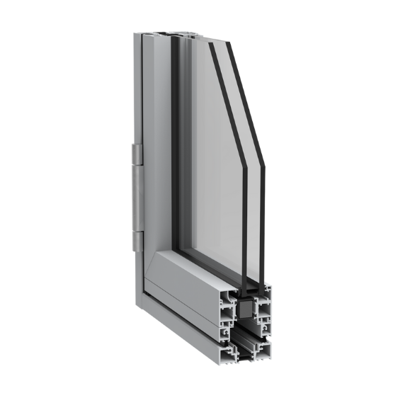 Infissi scorrevoli in alluminio PAGE ALsistem con profili sottili e grandi passaggi, design moderno e alte prestazioni termiche.