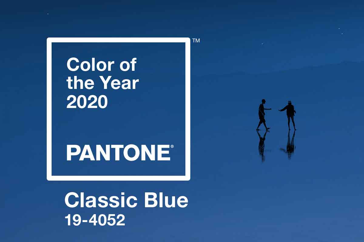 Pantoni blu colore 2020