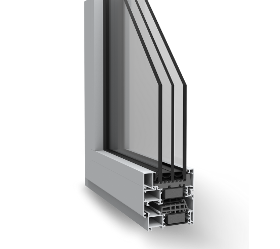 Infissi Battente in Alluminio Planet 82 Up (Neo)