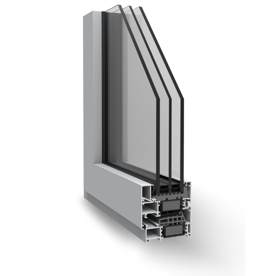 Infissi Battente in Alluminio Planet 82 Up (Neo)